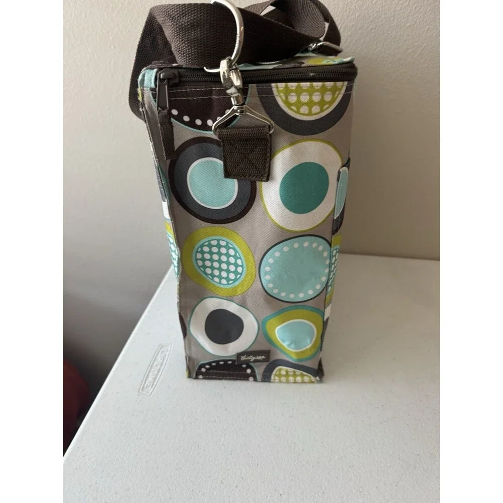 Thirty-One Picnic Thermal Insulated Cooler Bag Circles